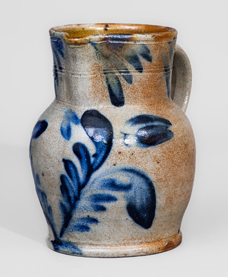 Attrib. Remmey Pottery, Philadelphia, PA Small-Sized Stoneware Pitcher, c1865