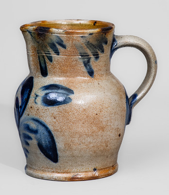 Attrib. Remmey Pottery, Philadelphia, PA Small-Sized Stoneware Pitcher, c1865
