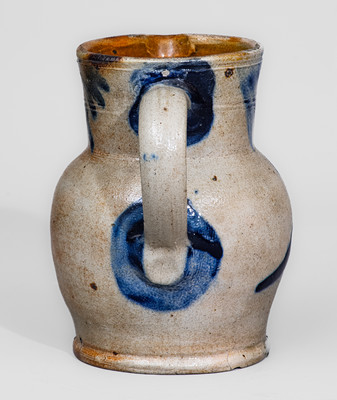 Attrib. Remmey Pottery, Philadelphia, PA Small-Sized Stoneware Pitcher, c1865