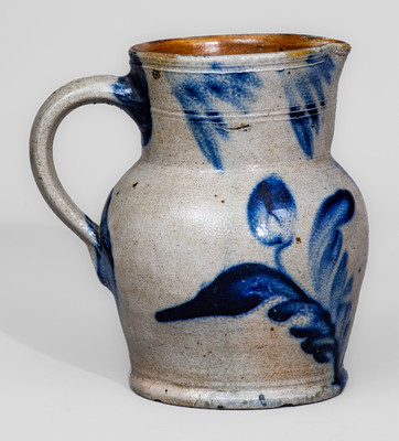 Attrib. Remmey Pottery, Philadelphia, PA Small-Sized Stoneware Pitcher, c1865