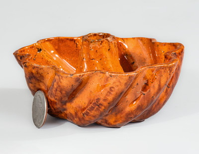 Scarce JOHN BELL / WAYNESBORO, PA Diminutive Redware Mold