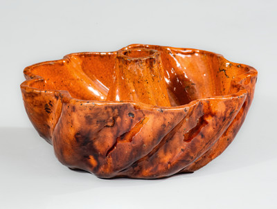 Scarce JOHN BELL / WAYNESBORO, PA Diminutive Redware Mold