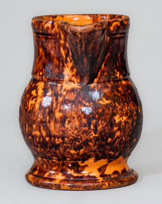 JOHN BELL (Waynesboro, PA) Manganese-Decorated Redware Pitcher