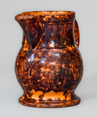JOHN BELL (Waynesboro, PA) Manganese-Decorated Redware Pitcher