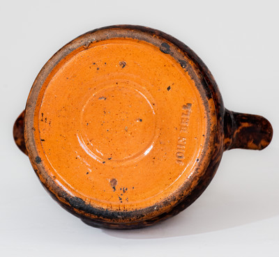 JOHN BELL (Waynesboro, PA) Manganese-Decorated Redware Pitcher