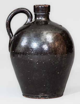 Small-Sized I. BELL (John Bell, Waynesboro, PA) Redware Jug, circa 1840