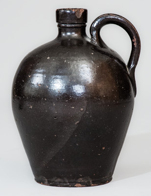 Small-Sized I. BELL (John Bell, Waynesboro, PA) Redware Jug, circa 1840