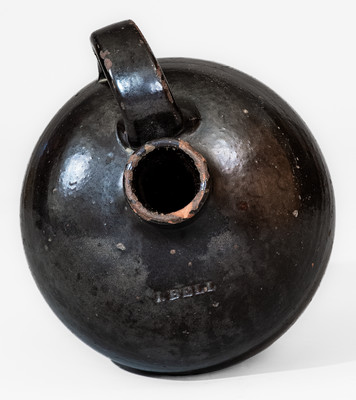 Small-Sized I. BELL (John Bell, Waynesboro, PA) Redware Jug, circa 1840