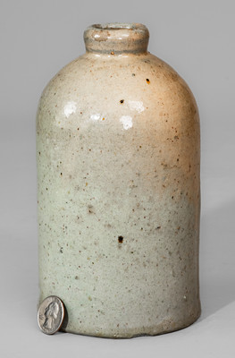 Small-Sized JOHN BELL, (Waynesboro, Pennsylvania) Celadon-Glazed Stoneware Jug