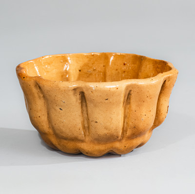 JOHN BELL (Waynesboro, PA) Redware Pudding Mold, c1840-80