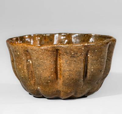 JOHN BELL (Waynesboro, Pennsylvania) Redware Pudding Mold, c1840-80