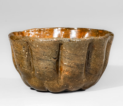 JOHN BELL (Waynesboro, Pennsylvania) Redware Pudding Mold, c1840-80