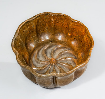 JOHN BELL (Waynesboro, Pennsylvania) Redware Pudding Mold, c1840-80