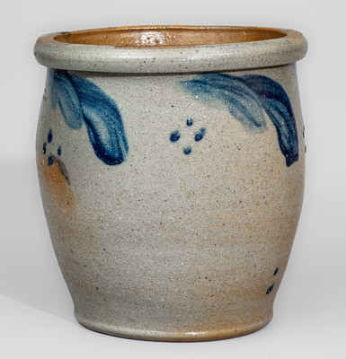 JOHN BELL / WAYNESBORO Cobalt-Decorated Stoneware Jar, c1850-80