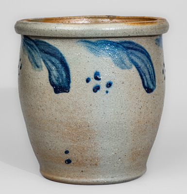 JOHN BELL / WAYNESBORO Cobalt-Decorated Stoneware Jar, c1850-80