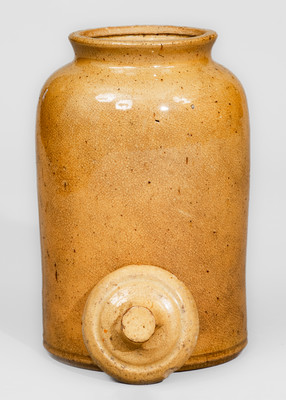 JOHN BELL (WAYNESBORO, PA) Redware Jar w/ Lid, c1840-1880