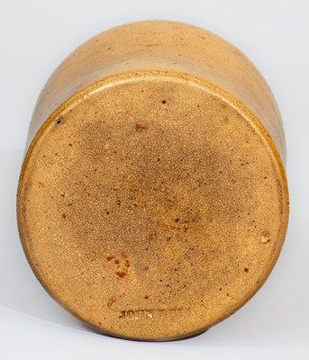 JOHN BELL (WAYNESBORO, PA) Redware Jar w/ Lid, c1840-1880