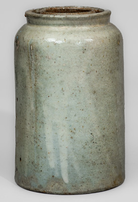 JOHN BELL (Waynesboro, PA) Stoneware Canning Jar, c1840-80