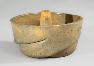 JOHN BELL / WAYNESBORO Redware Cake Mold, c1850-80