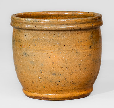 JOHN BELL / WAYNESBORO, Pennsylvania Redware Jar, circa 1850-80