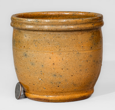 JOHN BELL / WAYNESBORO, Pennsylvania Redware Jar, circa 1850-80