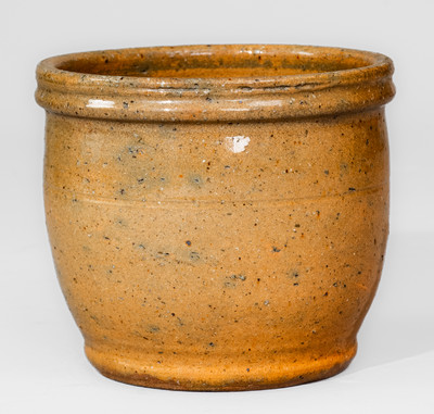 JOHN BELL / WAYNESBORO, Pennsylvania Redware Jar, circa 1850-80