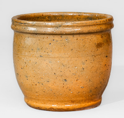 JOHN BELL / WAYNESBORO, Pennsylvania Redware Jar, circa 1850-80