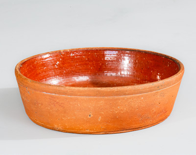 Rare UPTON M. BELL. / Waynesboro. Pa. Small-Sized Redware Dish