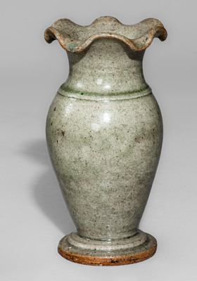 Attrib. Arie Meaders, Cleveland, GA Stoneware Vase, c1960