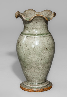 Attrib. Arie Meaders, Cleveland, GA Stoneware Vase, c1960