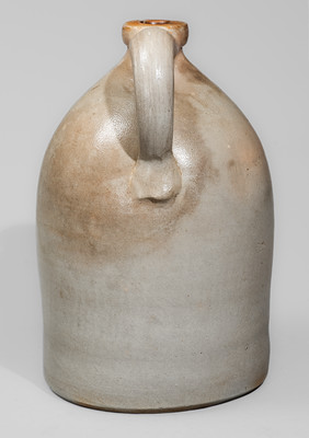 Rare G F HEWETT/ THEATRE BUILDING / WORCESTER, Mass. Stoneware Advertising Jug