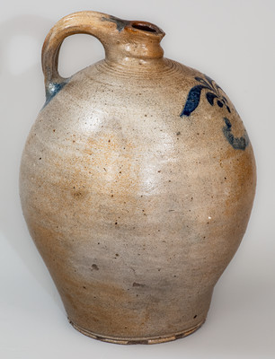 Fine C. CROLIUS / MANUFACTURER / MANHATTAN-WELLS / NEW-YORK Stoneware Jug