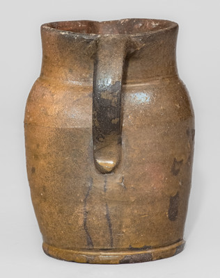 Extremely Rare attrib. Mottern Pottery, Carter County, Tennessee Small-Sized Redware Cream Pitcher