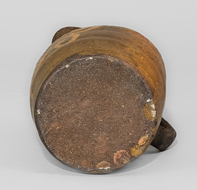 Extremely Rare attrib. Mottern Pottery, Carter County, Tennessee Small-Sized Redware Cream Pitcher