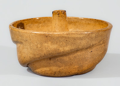 JOHN BELL / WAYNESBORO Redware Cake Mold, c1850-80