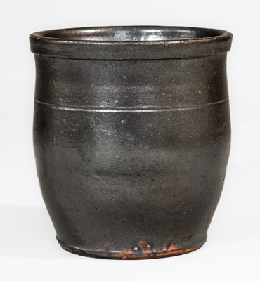 Scarce UPTON M. BELL / Waynesboro, Pa Redware Jar, circa 1895