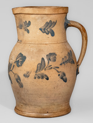 Exceedingly Rare and Important Joseph B. Remmey, North East, MD "Point Pleasant Farm" Large Presentation Pitcher