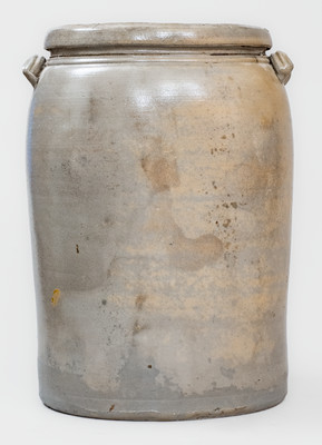 Fine LIPSCOMB & SOMERVILLE / STAUNTON, VA Five-Gallon Cobalt-Stenciled Stoneware Jar