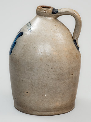 COWDEN & WILCOX / HARRISBURG, PA Stoneware Jug, c1865