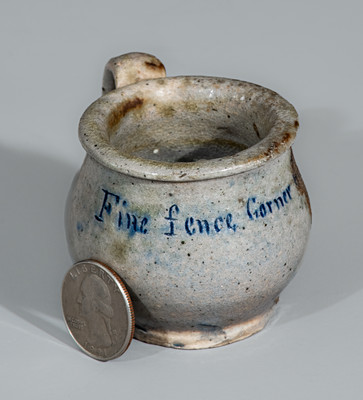 Miniature Salt-Glazed Stoneware Chamberpot, Anna Pottery / Wallace and Cornwall Kirkpatrick