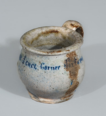 Miniature Salt-Glazed Stoneware Chamberpot, Anna Pottery / Wallace and Cornwall Kirkpatrick