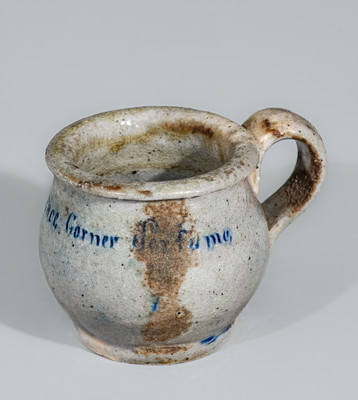 Miniature Salt-Glazed Stoneware Chamberpot, Anna Pottery / Wallace and Cornwall Kirkpatrick