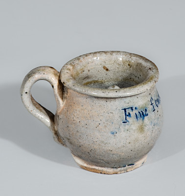 Miniature Salt-Glazed Stoneware Chamberpot, Anna Pottery / Wallace and Cornwall Kirkpatrick