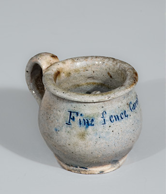 Miniature Salt-Glazed Stoneware Chamberpot, Anna Pottery / Wallace and Cornwall Kirkpatrick
