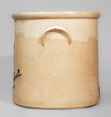 Five-Gallon E & L P NORTON / BENNINGTON VT Stoneware Bird Crock
