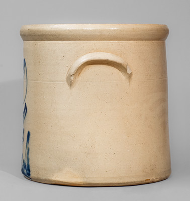 Four-Gallon attrib. Brady & Ryan, Ellenville, NY Stoneware Bird Crock