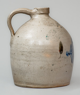A. L. HYSSONG / BLOOMSBURG, PA Stoneware Jug, circa 1891-1914