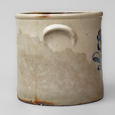 JOHN BURGER / ROCHESTER, NY Three-Gallon Stoneware Crock, c1860