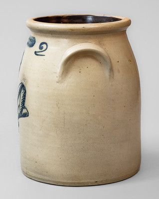 JOHN BURGER / ROCHESTER, New York Two-Gallon Stoneware Jar, c1860