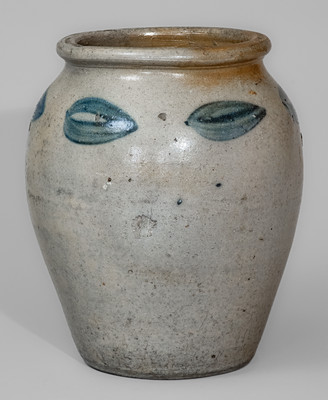 Attrib. John Zigler Pottery, Timberville, Virginia Stoneware Jar, circa 1835